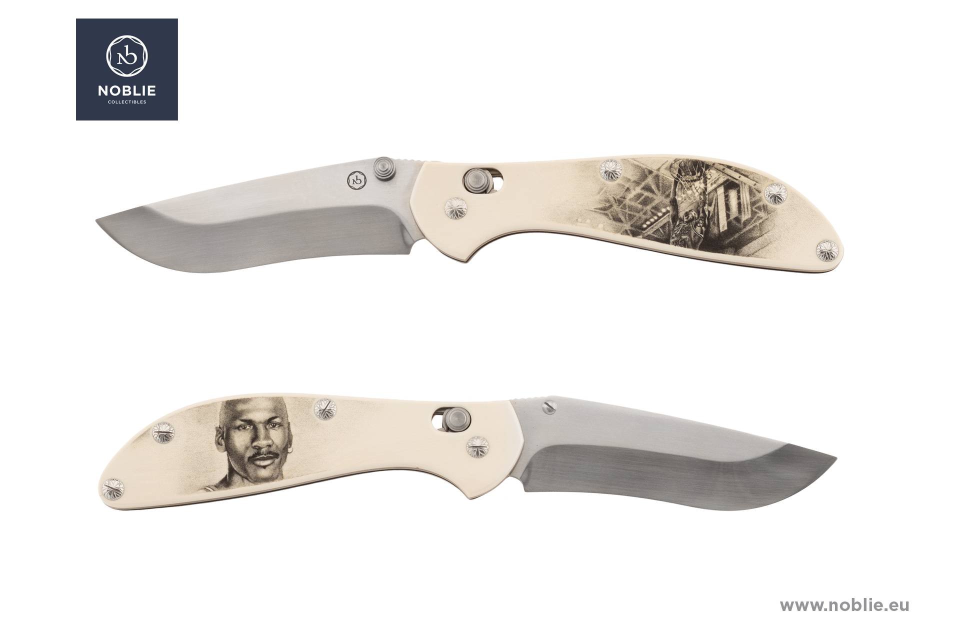 マンモスの牙のカスタムナイフの彫刻 - Noblie