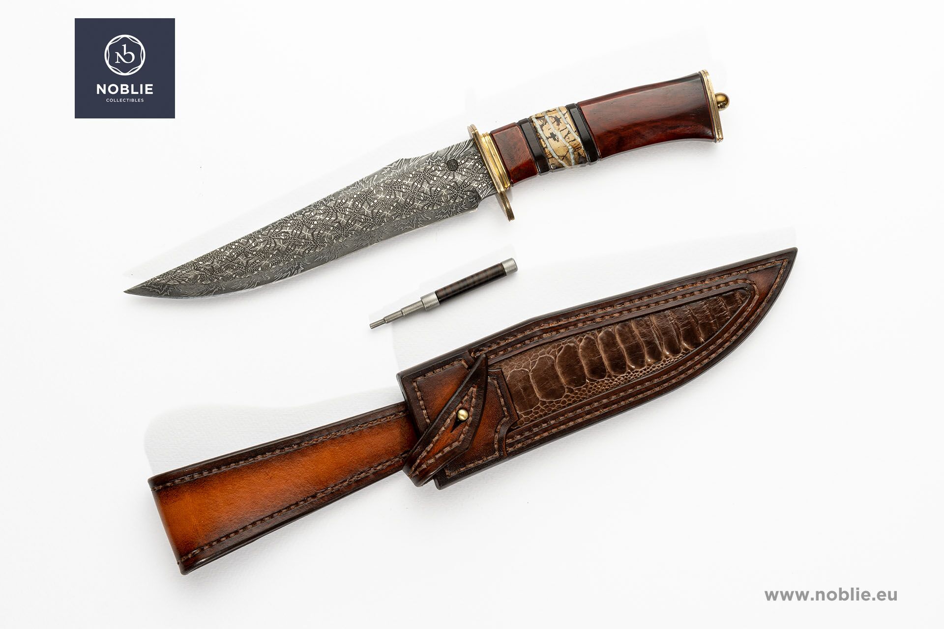 限定1本限り】高品質ダマスカス鋼 RAMBOⅢ ボウイ ナイフ ハンドメイド