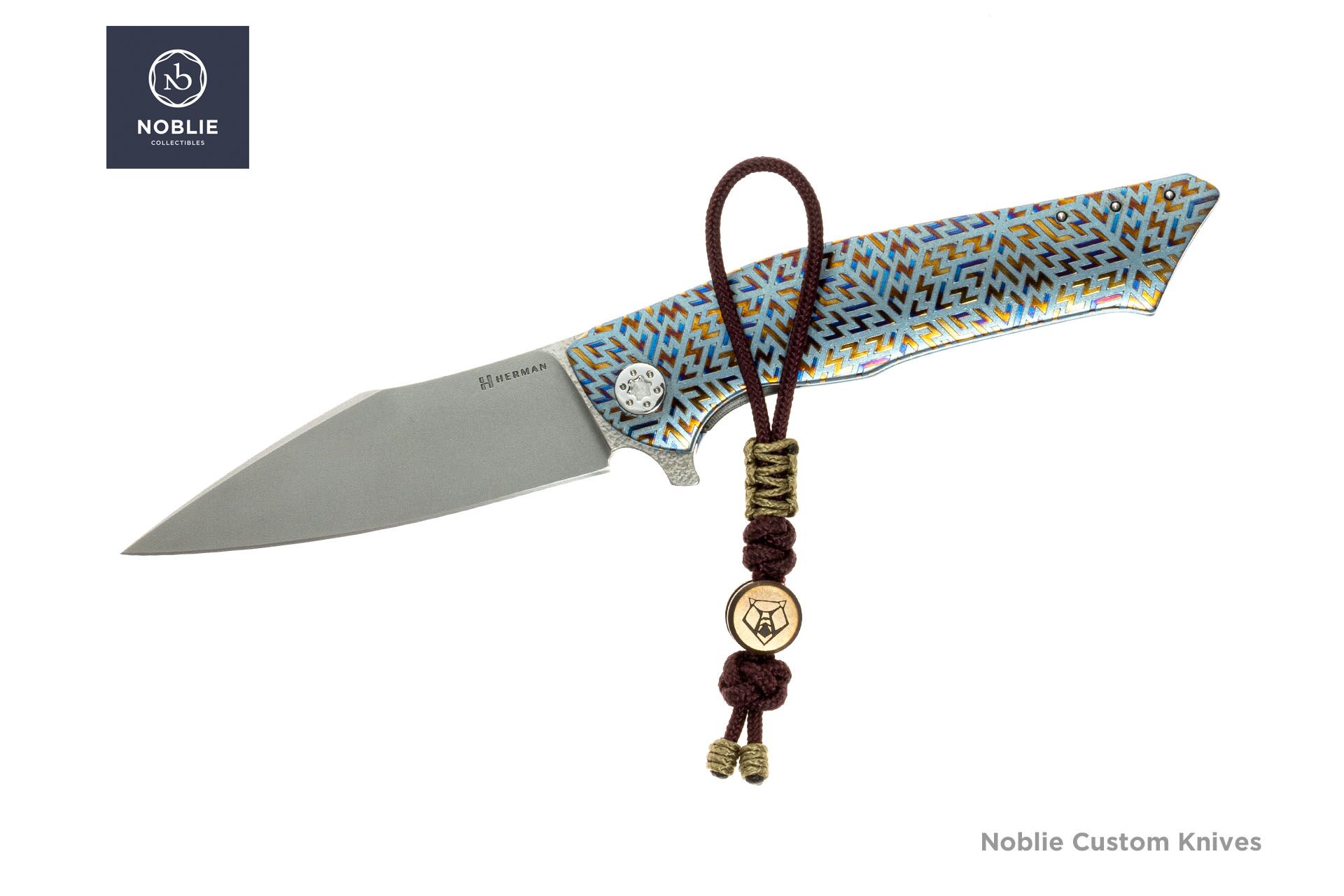 Shirogorov Pivot Bead Paracord Knife Lanyard for EDC Knives