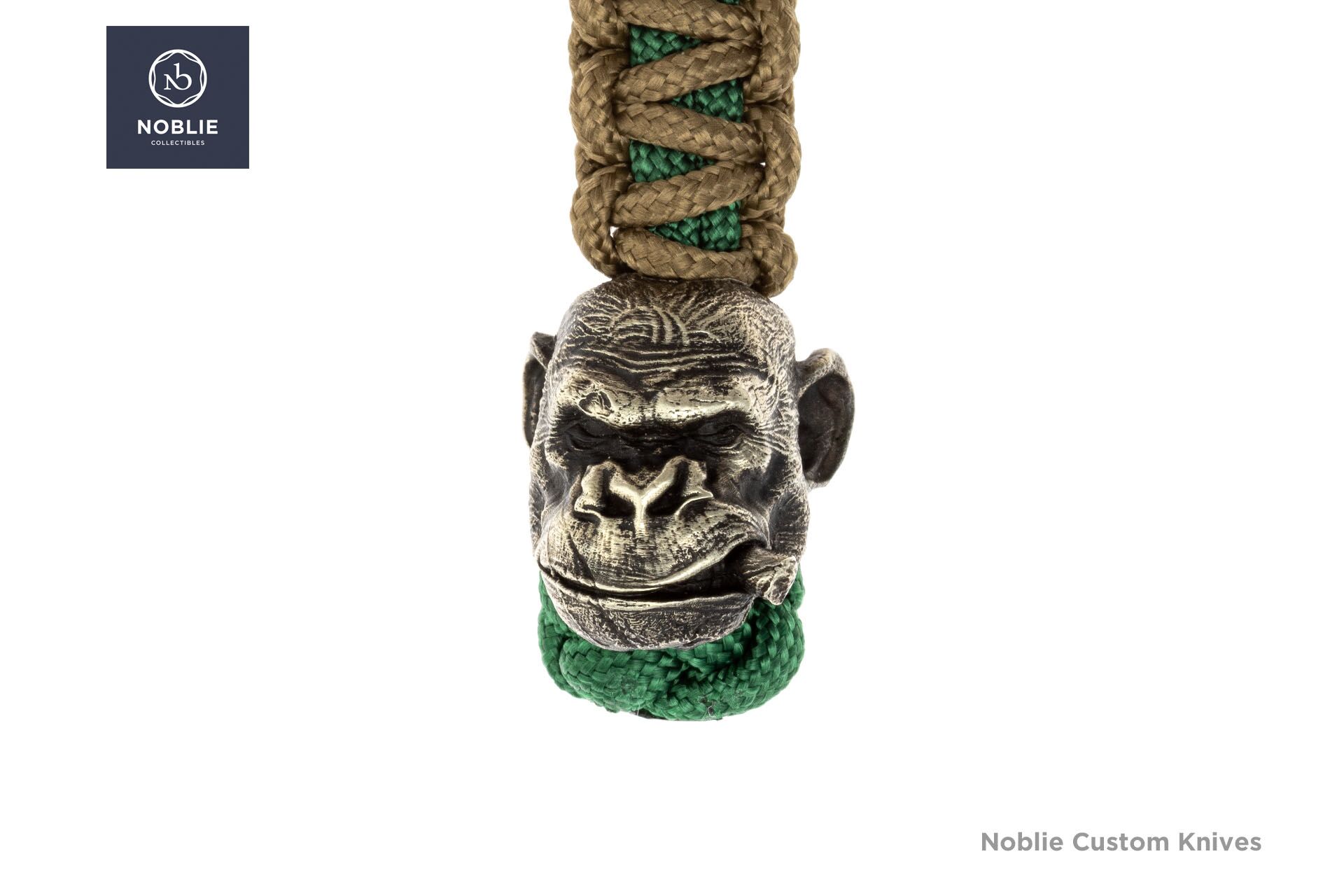 Monkey Bead Paracord Keychain Lanyard for EDC & Tactical Gear