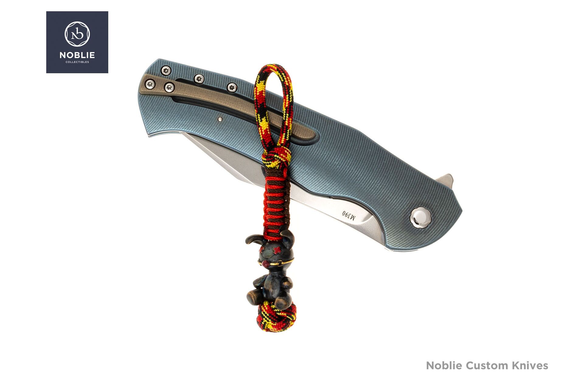 Rabbit Paracord Bead One-Off Knife Lanyard Keychain