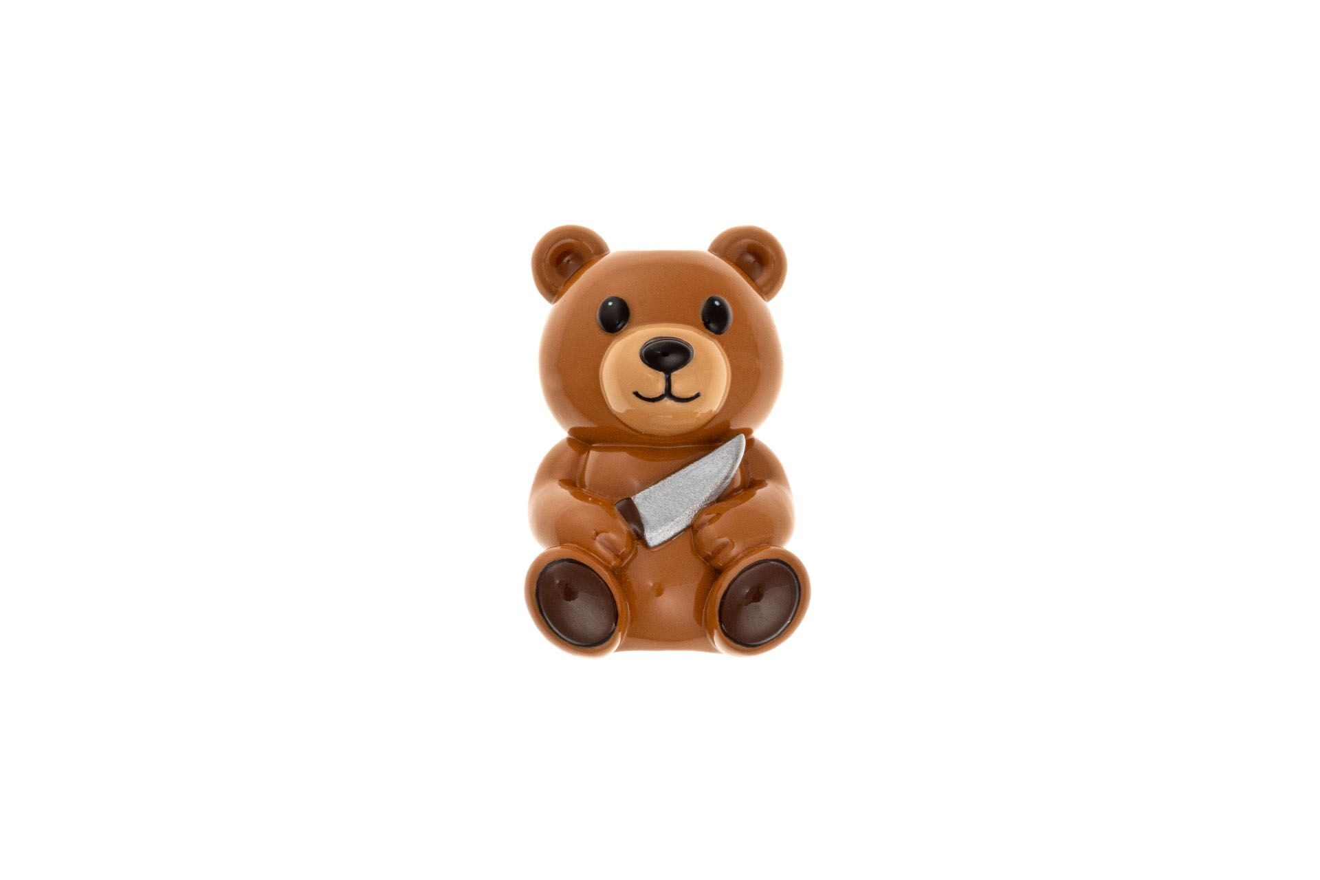 9090小物 bear Teddy Bear with Knife Paracord Bead – 6 mm Hole | Noblie