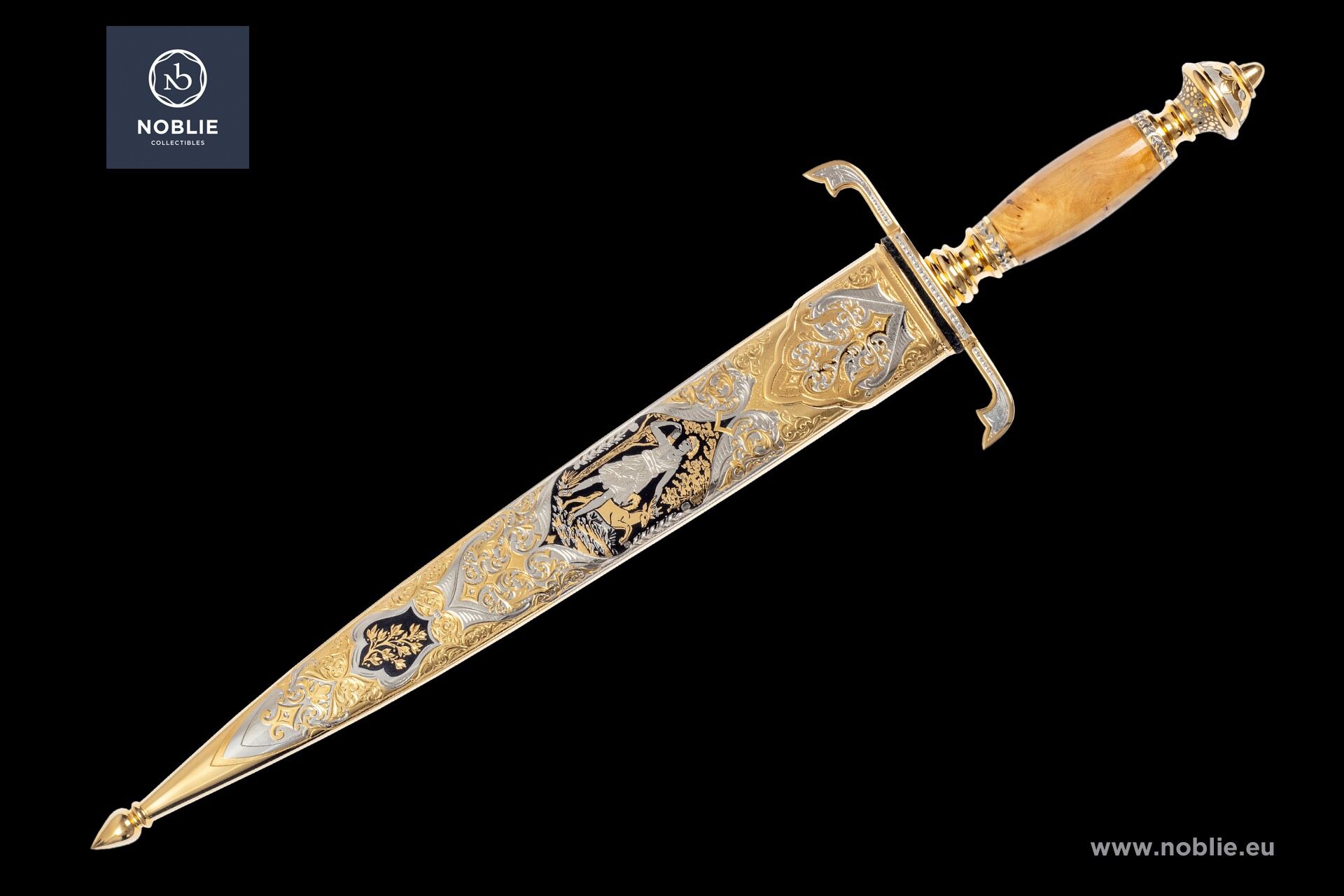 人形柄・古式短剣型置物　風水魔除け　コレクション品　古美術　ナイフ　兵器研究 女神の短剣 | Noblie