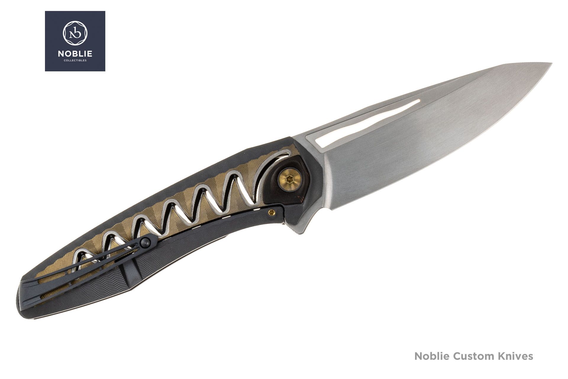 Gator RWL34 Folding Knife by LESBAR – Triple-Anodized Titanium