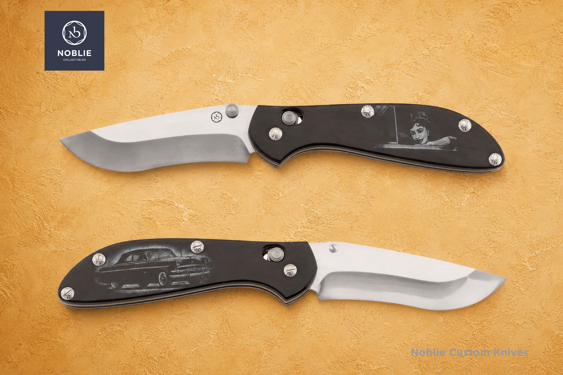 カスタムフォールディングナイフ写真集 Custom Folding Knives カスタムナイフ販売中 | 手作りの折りたたみナイフと固定刃ナイフ | Noblie