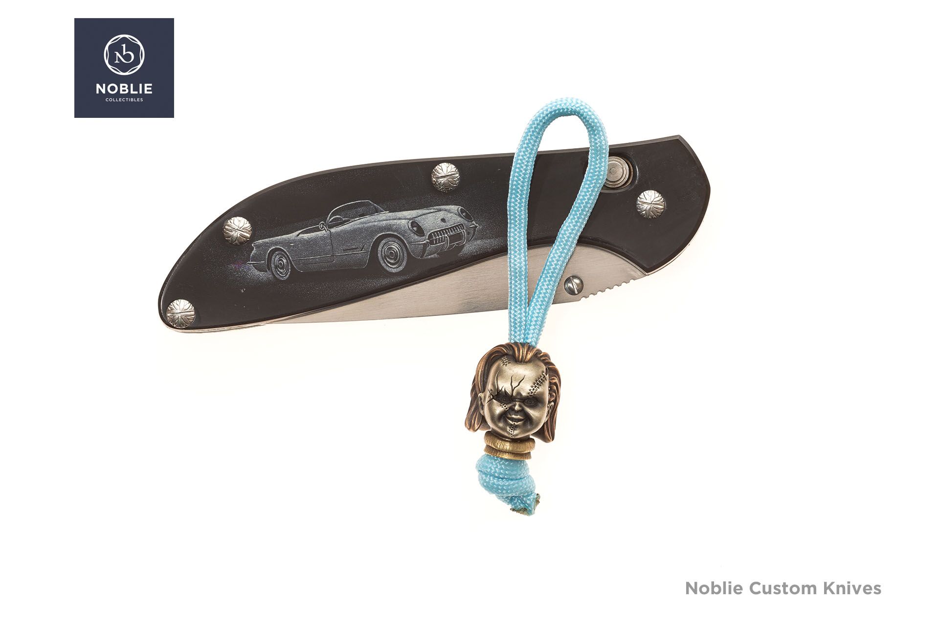 Custom Knife Lanyard Bead | Handcrafted Bronze Beads by Noblie