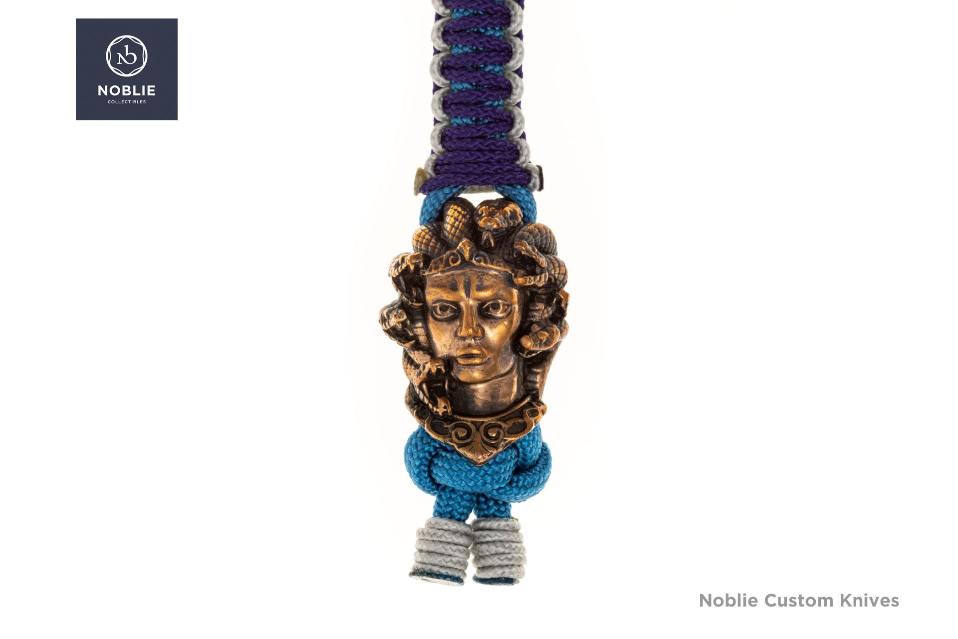 Mathilda Lanyard Bead | Custom Bronze Paracord Bead for EDC