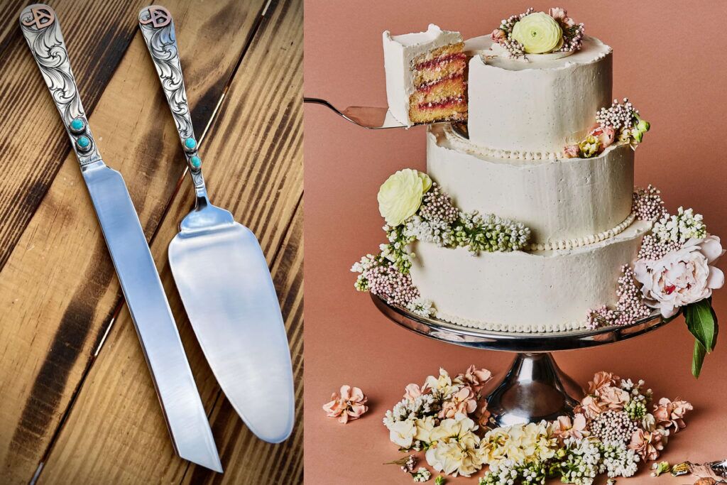 ウェディングケーキナイフ：家宝となるセットを選び、使い、刻印する